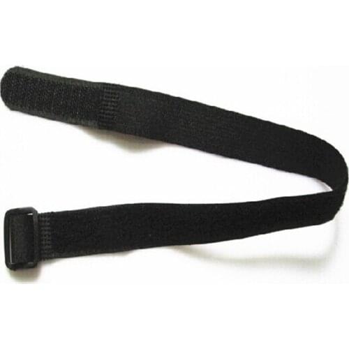 Customized Product 500pcs/lot 1.5cmx28cm Hook Loop magic Tape with plastic buckle