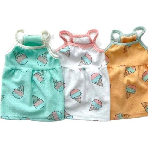 Pet Summer Clothes Cat Dog Skirt Puppy Costumes Corgi Maltese Pomeranian Yorkshire Schnauzer Poodle Pet Clothing Vest Shirt 2021