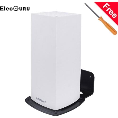 Metal Wall Mount Holder For Linksys MX5300 WiFi 6 System Stylish Wall Mounted Bracket Wi-Fi Router Shelf with Screwdriver
