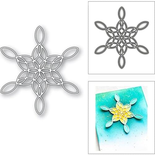 New Large Snowflake Pattern 2020 Metal Cutting Dies for DIY Scrapbooking and Card Making Decorative Embossing Craft No Stamps
