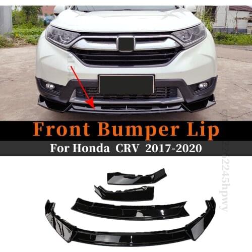 Front Bumper Lip Chin Guard Decoration Tuning Accessories Exterior Part Body Kit Cover Trim For Honda CRV 2017 2018 2019 2020
