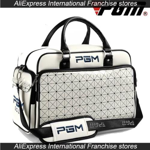PGM New Golf Clothing Bags Women Men Universal Fashion Waterproof PU Ball Bag Large Capacity Independent Shoes Bag Easy To Carry