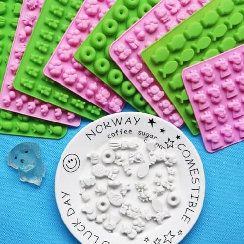 A Variety of Mini Silicone Chocolate Mold Homemade Ice Grid Mold Xg310