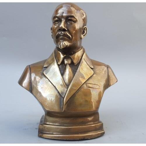 Special offer # TOP at Collection -Soviet Union Russia Moscow great leader Vladimir Ilyich Ulyanov Lenin bronze statue