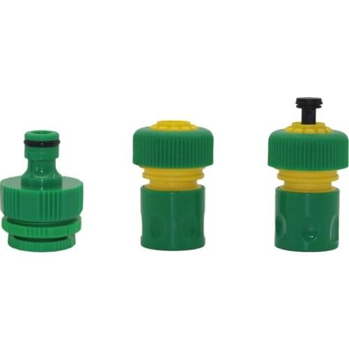 Water gun Quick connectors Hose end sealing quick connectors Greenhouse Garden irrigation system Pipe Fittings 3 Pcs