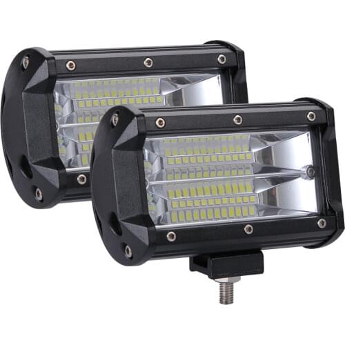 1 Pair DC12V 24V 144W 14400LM LED Bright Light Outdoor Home Garden Landscape Car Modified Work Lamp Floodlights Spot Beam Lights