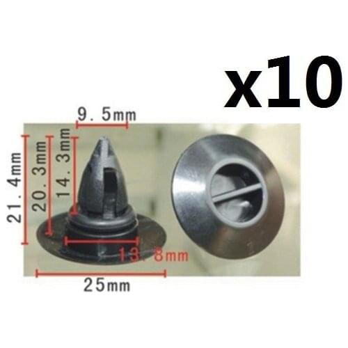 10 X Side Sill Clip for BMW E53,E70,E71,E83 ,OE 51777171003