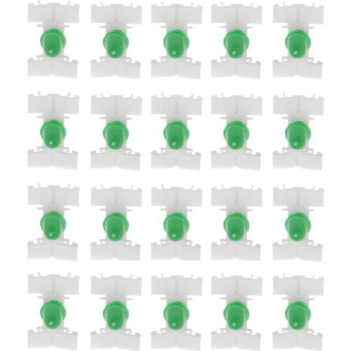 20pcs Car Auto Exterior Door Mud Flap Moulding Trim Clips For BMW E36 E46 M3