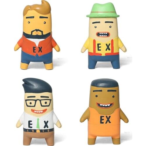 Antistress Dog Toys Q-MONSTER Thick Walled Natural Rubber Squeaky Chew Fidget Toy Ex-boyfriend Interactive Floating Toy