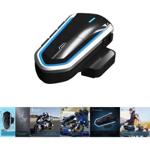 Motorcycle Helmet Headset Bluetooth Earphone Headphone Wireless Moto Earpiece Handsfree Motorbike Helmet Intercom Bluetooth