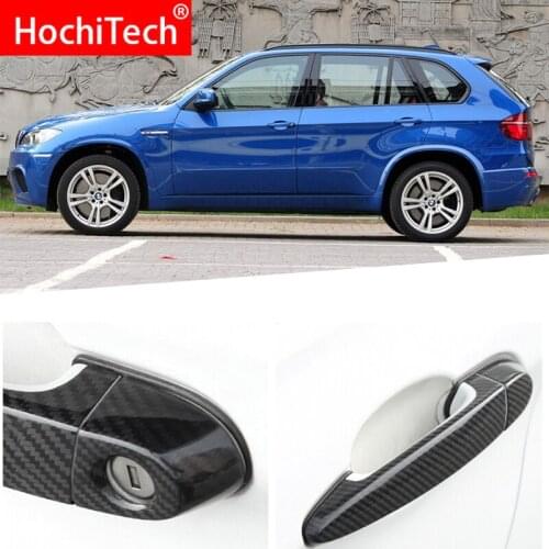For BMW x5M x5 M E70 2010 2011 2012 2013 Accessories 100% real carbon fiber Auto outer door handle cover