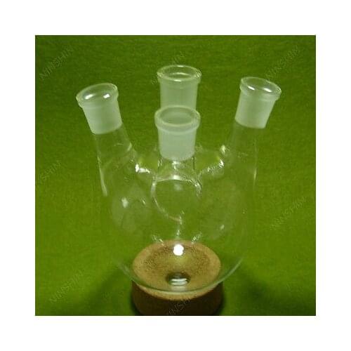Round Bottom Flask,1000ML,24/29,4-Neck,Lab RBF,Lab Glassware Flask