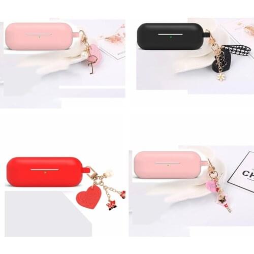 Fundas For Oneplus Buds Z Case Case fashion Lace flower / cute Avocado Cartoon keyring silicone earphone protection case