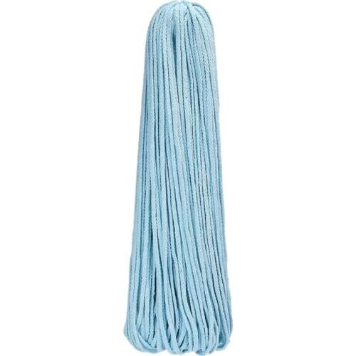 Natural Macrame Cotton Rope, Cord Craft Knitting Thread, String Wall Hanging Plant Hanger, Garden Flower Pot Holder Blue