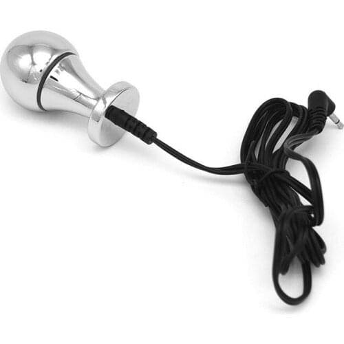 Sex Toys For Men Woman Electric Shock Vaginal anal Plug Prostate Massage Electro Accessorie:Hollow Anal Plug