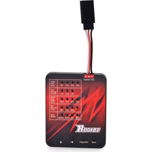 Rocket 540PLUS Programming card for 5-Slot 11T 13T 16T 20T Waterproof Motor 80A ESC tamiya Kyosho TRAXXAS WLtoys 1/10 RC Car