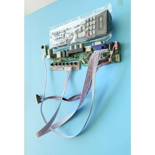 Kit for LTN156AT26-N01 1366x768 Audio LCD Screen Controller Board USB 40pin Display Panel Monitor HDMI LVDS TV VGA AV Remote