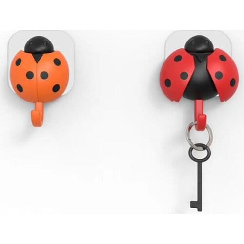 Creative Beetle Hook Gravity Induction Wings Automatically Open Creative Cute Key Hook Home Accessories Kitchen Bathroom Hooks