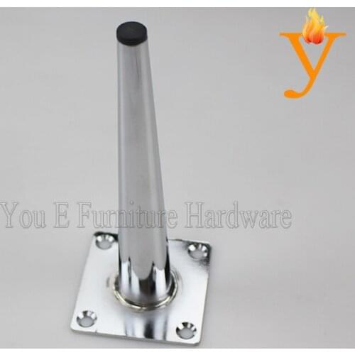 200mm height metal sofa chair leg polishing angle iron Sofa Leg metal conical Furniture Leg F003