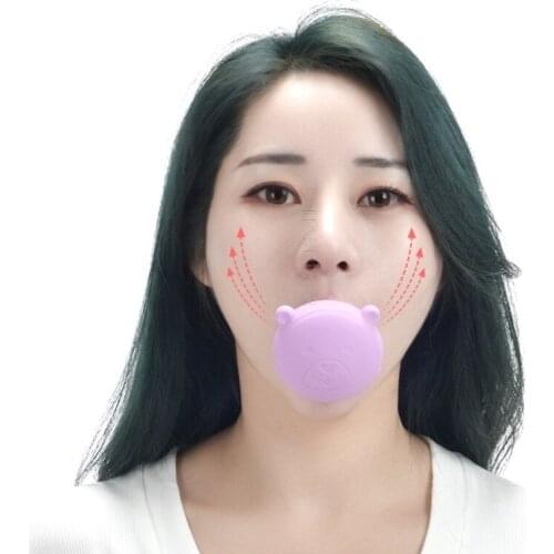 New Face Slimming Tool Face Lift Skin Firming V Shape Exerciser Instrument Cute Portable Anti Wrinkle Mouth Exercise Tool