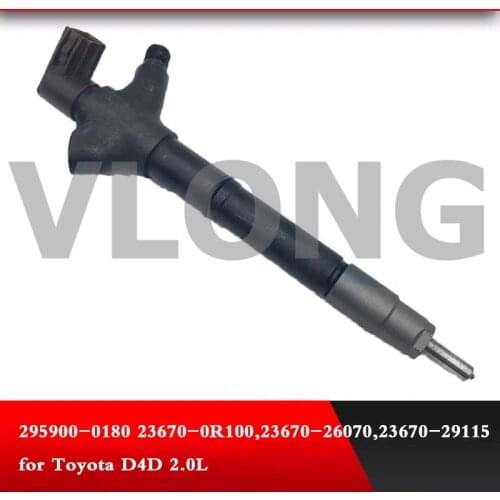 Diesel Fuel Injector 23670-0R100 23670-26070 fit for toyota Corolla Verso T27 2.0D-4D 295900-0180