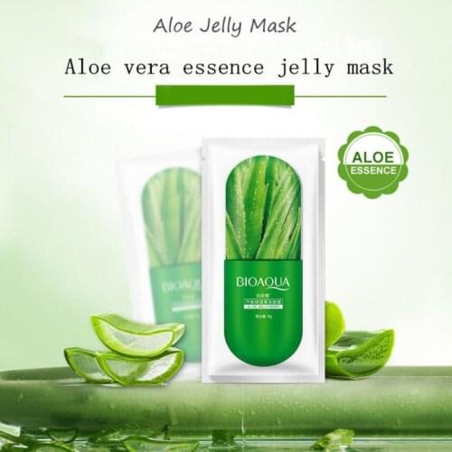 Wholesale BIOAOUA Mask For The Face Jelly Facial Mask Pack Moisture Essence Hydrating Acnes Treatment Moisturizing Skin Care