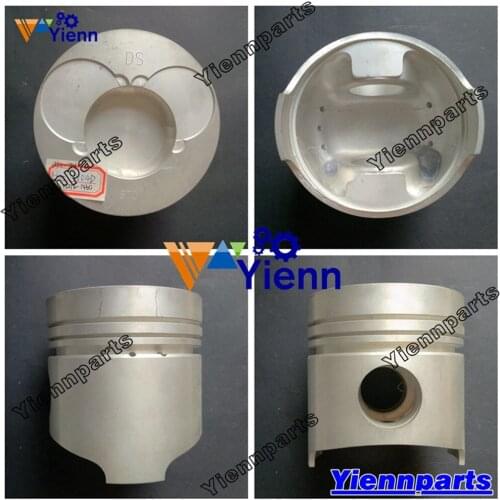 For HINO W06D W06E W06ET Piston With Pin And Clips 113216-1470 13216-2220 13211-1740 FC3WCA Truck WO6D WO6E Engine Parts