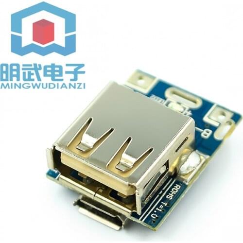 5PCS 5V Boost converter Step-Up Power Module Lithium Battery Charging Protection Board LED Display USB For DIY Charger 134N3P