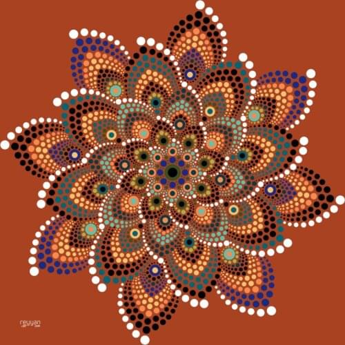 REYYAN SILK TEXTURED OYALIK WRITING-14659-RENK-16