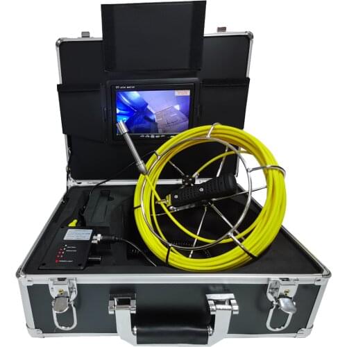 Pipe Inspection System 7'' LCD Monitor DVR Sewer Detection Camera Underwater Pipeline Endoscope Set