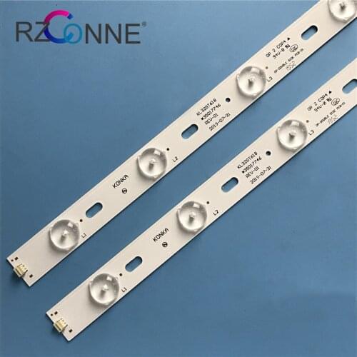 644mm LED Backlight strip 10 lamp For KONKA 32'' TV KL32GT618 35017727 REV-01 6V/LED