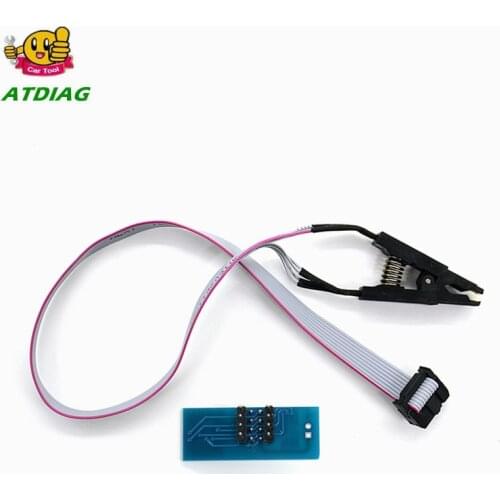 High quality SOIC8 SOP8 Test Clip For EEPROM 93CXX/25CXX/24CXX in-circuit programming on USB Programmer TL866CS TL866A EZP2010