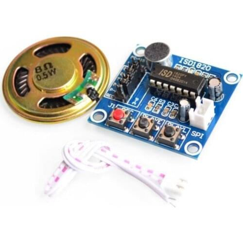 ISD1820 Recording Module Voice Module The Voice Board Telediphone Module Board With Microphones + Loudspeaker For Arduino Toy