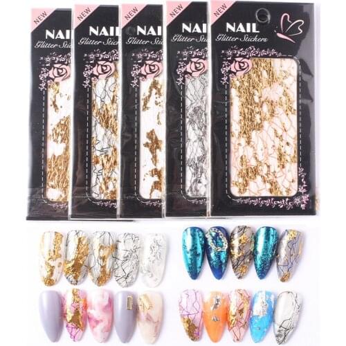 1 Pcs/set Nail Sally Net Star Paper Fashion Nail Color Fragments DIY Nail Decorations 10 Colors Optional Independent Packaging