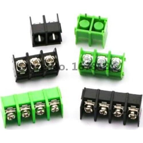 100pcs KF7.62 2P 3P 4P Terminal Connector Screw Spliced Pitch 7.62MM 2PIN 3PIN 4PIN For Arduino