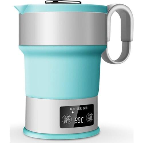 110/220V Electric Smart Handy LCD Multifunction Folding Hot Water Kettle Outside Collapsible Travel Water Bottle Boiler