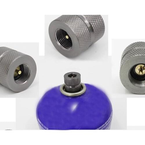 Aluminum Alloy Gas Butane Canister Camping Stove Gas Cylinder Picnic Gas Stove Burners Adaptor Conversion