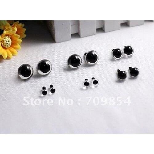 Free shipping!!! wholesale 200pcs/lot 5/6/7/8/9/10/12/15/18mm safety eyes with washers toy findings