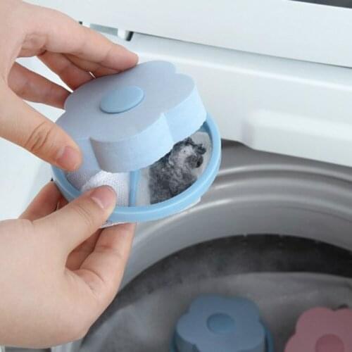 Home Washing Machine Hair Removal Catcher Filter Mesh Pouch Cleaning Ball Bag Dirty Fiber Collector Floating Laundry Balls Discs