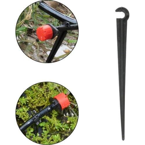 Drip Irrigation Pole Set PP Gardens For 1/4 Inch Pipes 100pcs/bag
