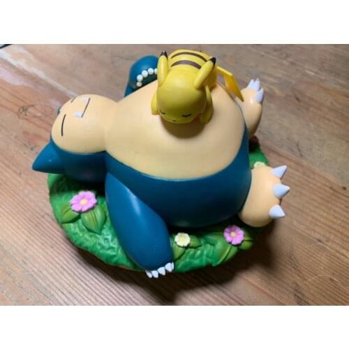 Pokemon Pikachu and Snorlax Cute Action Figure Ornament Model Toys