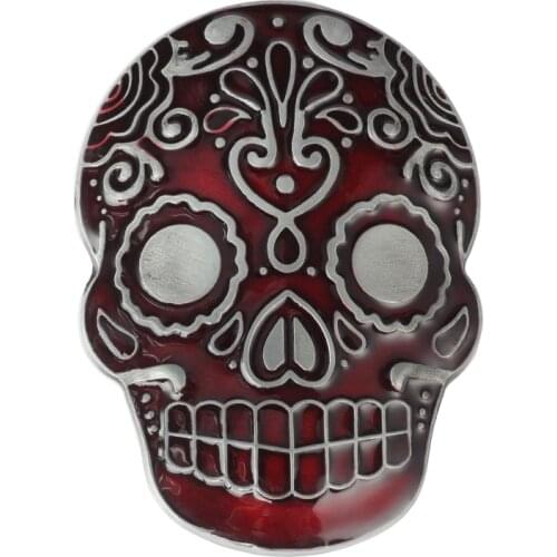 Skull Belt Buckle Alloy 4.0cm For Men Color Fashion