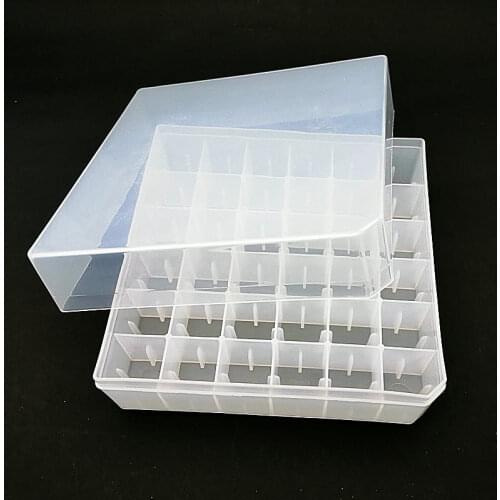2pcs 4pcs 5ml 36holes Plastic frozen tube box lab Cryo tube storage rack freezing tube holder for experiment