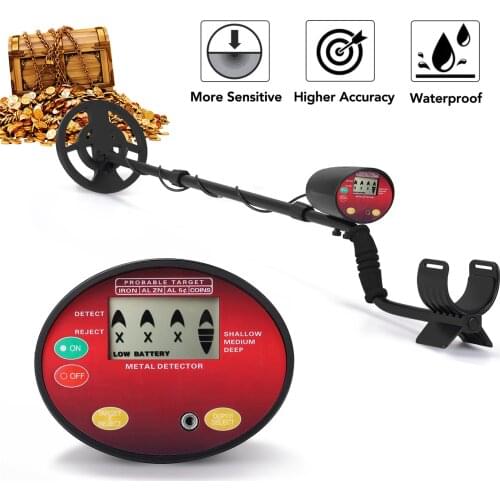 Underground Metal Detector Handheld Metal Treasure Finder High Precisions Multipurpose Metal Detector with 230mm Search Coil