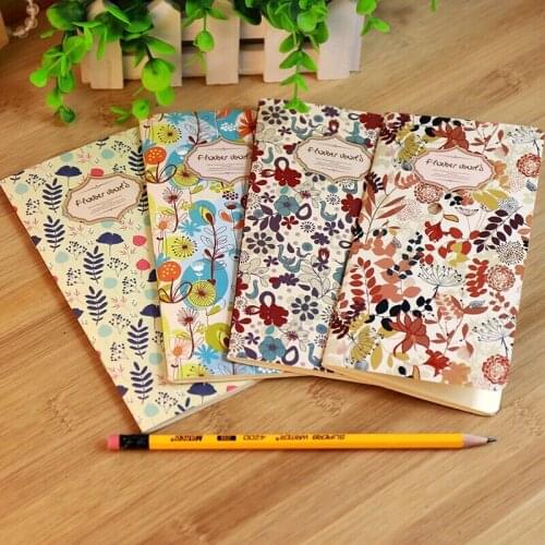 1pcs Korea Stationery Cute Creative Retro Portable Notebook Blank Notepad Sketchbook