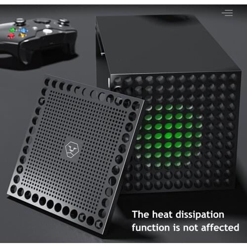 Vented Dust Cover For Xbox Series S X Mount Multi-function Heat Dissipation Controller Dust-proof Net Holder Stand Grip Console