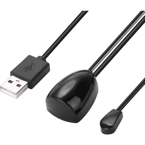 Onsale 1pc Black IR Infrared Remote Control Receiver Extender Repeater Emitter USB Adapter Mayitr