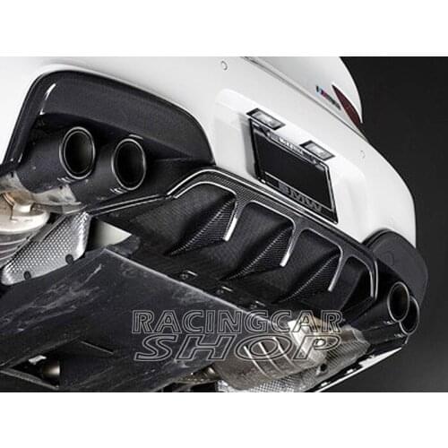 Real Carbon Fiber Rear Diffuser 2pcs/Set 1pair for BMW F12 F13 F06 Gran Coupe B182