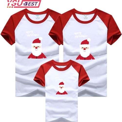Christmas Clothing Adults Children Shirt Christmas Family Looks Clothes T shirt Mommy and Me Clothes Baby Girls Boys Clothing