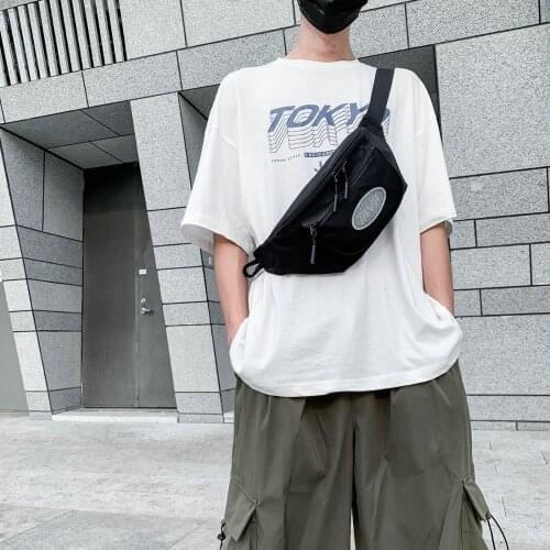 Sports Waist Bag Men Shoulder Pouch Chest Pack Waterproof Oxford Male Belt Pouch Unisex Fanny Pack Crossbody Bags Men Chest Bag